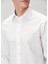 Comfort Fit Beyaz Non-Iron Oxford Gömlek 6