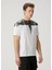 Beyaz Yakası Kanat Baskılı T-Shirt 3