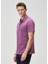 Comfort Fit Mor Polo Yaka T-Shirt 5