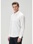 Comfort Fit Beyaz Non-Iron Oxford Gömlek 4