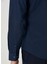 Slim Fit Lacivert Non-Iron Poplin Gömlek 7