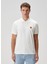 Kırık Beyaz Polo Yaka T-Shirt 1