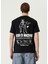 Siyah Figür Baskılı T-Shirt 4
