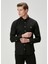 Slim Fit Siyah Oxford Gömlek 1