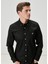 Slim Fit Siyah Oxford Gömlek 2