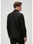 Slim Fit Siyah Oxford Gömlek 5