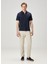 Comfort Fit Lacivert Polo T-Shirt 3