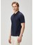Comfort Fit Lacivert Polo T-Shirt 4