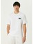 Beyaz Logo Detaylı T-Shirt 1