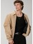 Camel Deri Bomber Ceket 2