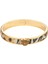 Leopard Head Animal Print 18 Ayar Altın Kaplama Kadın Bileklik 1
