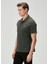 Comfort Fit Haki Polo Yaka T-Shirt 4