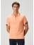 Kayısı Polo Yaka Logo Baskılı T-Shirt 2