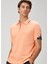 Kayısı Polo Yaka Logo Baskılı T-Shirt 4