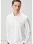 Slim Fit Beyaz Oxford Gömlek 1