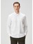 Slim Fit Beyaz Oxford Gömlek 2