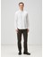 Slim Fit Beyaz Oxford Gömlek 3