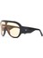 Cr 80058 C4 Siyah Asetat Unisex Güneş Gözlüğü 1