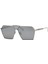 SPP076V 539X Gümüş Metal Unisex Güneş Gözlüğü 1