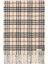 Reversible Check Krem Rengi Kaşmir Kadın Atkı 2