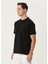 Siyah Basic T-Shirt 4