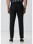 Siyah Keten Jogger Pantolon 3