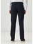 Lacivert Beli Kordonlu Chino Pantolon 3