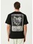 Relaxed Fit Siyah T-Shirt 4
