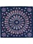 The Rose Window At Notre Dame Navy Silk Scarf Kadın Eşarp 1