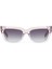 Hm 1680 C4 Cat Eye Şeffaf Pembe Asetat Kadın Güneş Gözlüğü 2