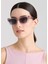 Hm 1680 C4 Cat Eye Şeffaf Pembe Asetat Kadın Güneş Gözlüğü 3