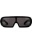 Shapes 001 Limited Edition Siyah Asetat Unisex Güneş Gözlüğü 1