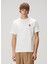 Pop Kırık Beyaz Logo Nakışlı T-Shirt 1