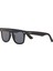 Ds 2380 C1 Kare Mat Siyah Asetat Unisex Güneş Gözlüğü 2
