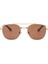 Ds 2279 C1 Damla Metal Parlak Altın Unisex Güneş Gözlüğü 1
