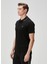 Slim Fit Siyah Polo Yaka T-Shirt 4