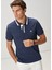 Slim Fit Lacivert Polo Yaka T-Shirt 1