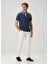 Slim Fit Lacivert Polo Yaka T-Shirt 3