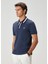 Slim Fit Lacivert Polo Yaka T-Shirt 5