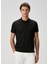 Comfort Fit Siyah Polo Yaka T-Shirt 2