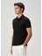 Comfort Fit Siyah Polo Yaka T-Shirt 5