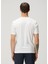 Regular Fit Beyaz Basic T-Shirt 4