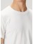 Regular Fit Beyaz Basic T-Shirt 5