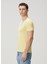 Sarı Logo Nakışlı T-Shirt 3