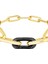 Empreinte Animale Yellow & Black 18 Ayar Altın Kaplama Kristal Unisex Bileklik 2