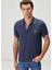 Lacivert Şerit Detaylı Polo T-Shirt 1