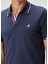 Lacivert Şerit Detaylı Polo T-Shirt 6