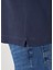 Lacivert Şerit Detaylı Polo T-Shirt 7