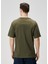 Haki Logo Nakışlı T-Shirt 4