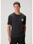 Antrasit Logo Nakışlı T-Shirt 1